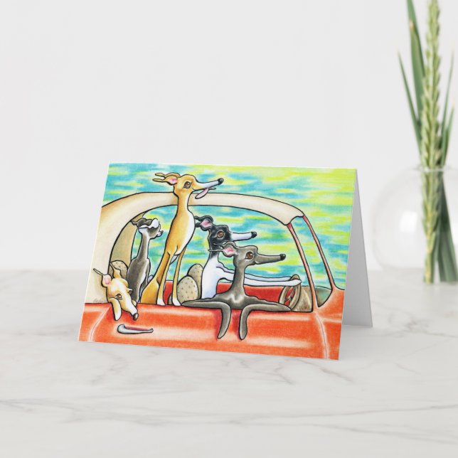 Carte Voyage sur la route par Andie (Devant)