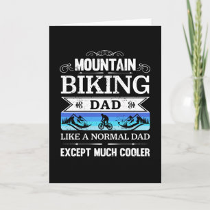 Carte VTT Papa - Cadeau Fête des pères