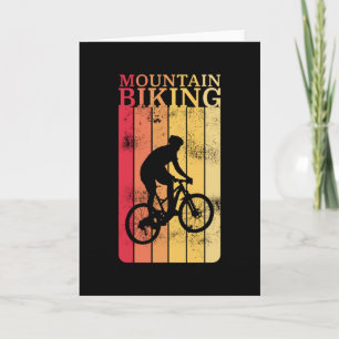 Carte VTT vintage VTT VTT cadeau vélo