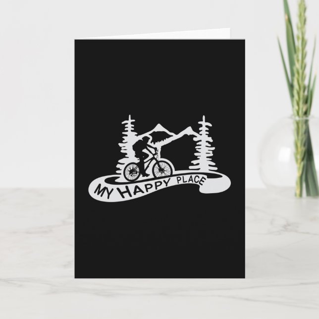 Carte VTT VTT Cadeau VTT VTT Downhill Vélo MTB (Devant)