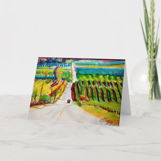 Carte "Vue au-dessus de colline de Lewis " (Devant)