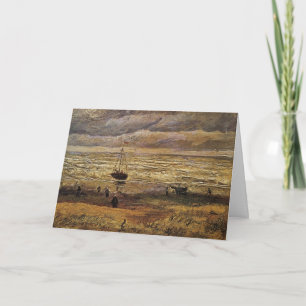 Carte Vue de la mer à Scheveningen par Vincent van Gogh