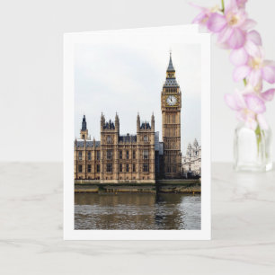 Carte Vue de la rivière du palais de Westminster, Londre