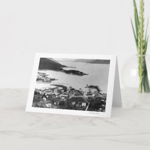 Carte Vue de la ville de Wrangell, Alaska Photo