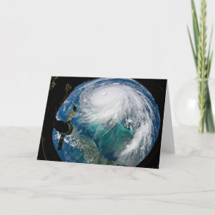 Carte Vue De L'Ouragan Dorian.