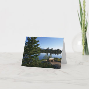 Carte Vue du lac Sprague