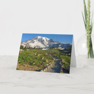 Carte Vue du Mont Rainier depuis le Skyline Trail