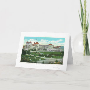 Carte Vue extérieure de plan rapproché d'hôtel de Mt.