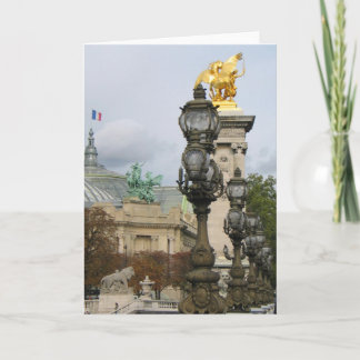 Carte Vue Paris de pont d'Alexandre
