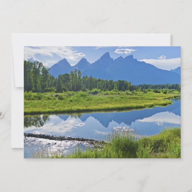 Carte Vue pittoresque des montagnes (Devant)