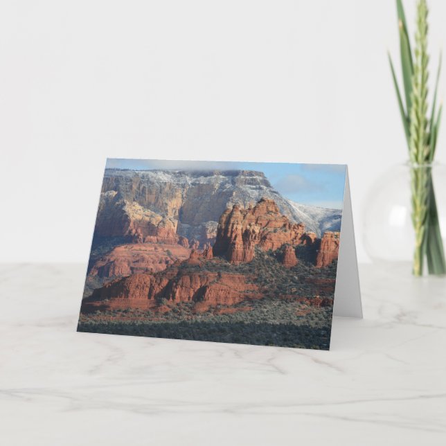 Carte Vue rouge de roche (Devant)