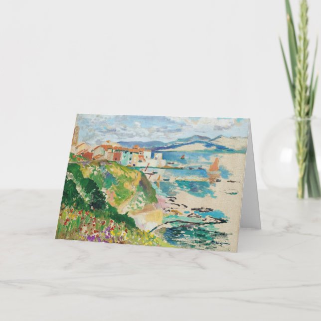 Carte Vue Sur La Ponche, Saint-Tropez | Henri Manguin (Devant)