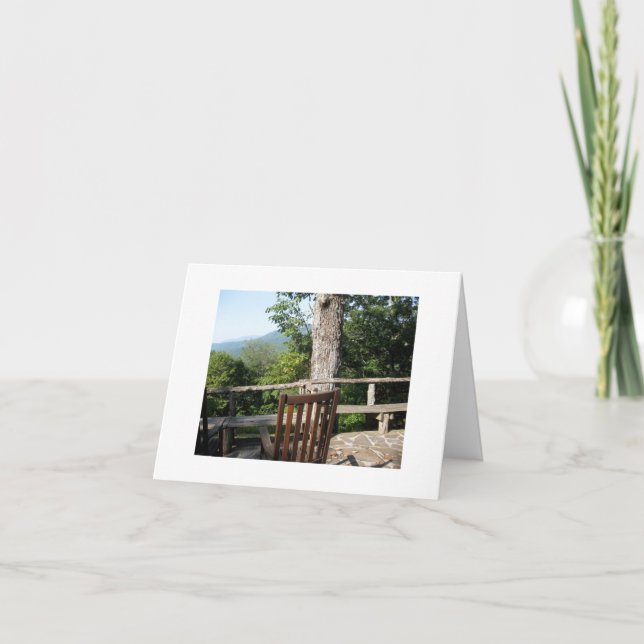 Carte Vue sur les montagnes (Devant)