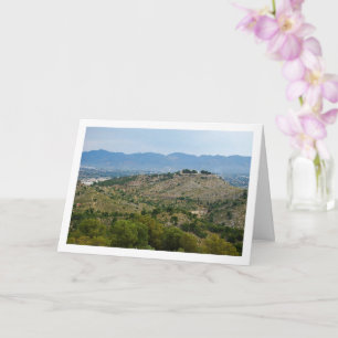 Carte Vues de Lliria, Valence, Espagne