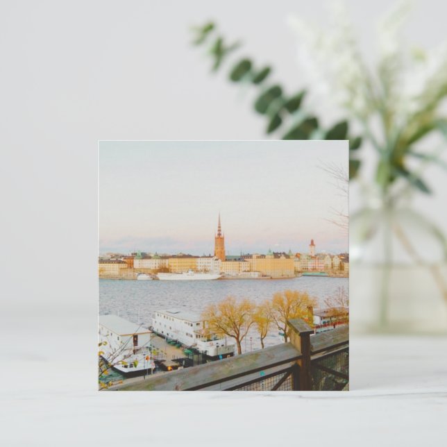 Carte Vues de Stockholm (Debout devant)