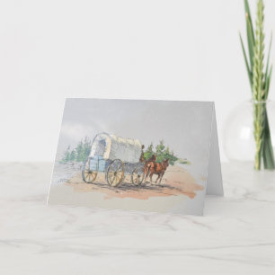 Carte WAGON COUVERT par SHARON SHARPE
