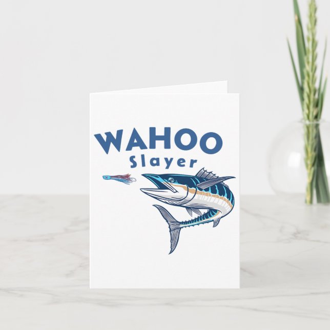 Carte Wahoo Slayer Eau salée Pêche Wahoo (Devant)