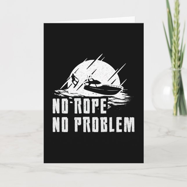 Carte Wakeboard No Rope No Problem Wake Wakeboard (Devant)