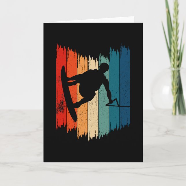 Carte Wakeboard Vintage Wakeboard (Devant)