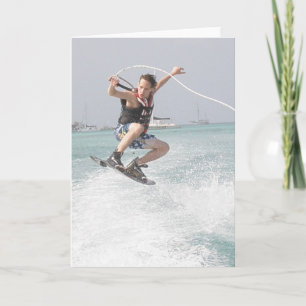 Carte Wakeboarding Greeting Card
