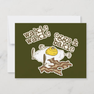 Carte Wakie Wakie Oeufs et Bakie