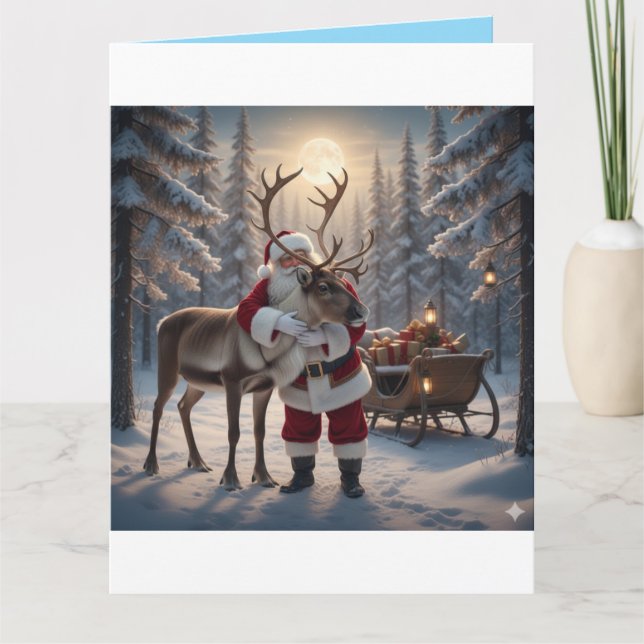 Carte Warm Hugs in a Winter Wonderland (Devant)