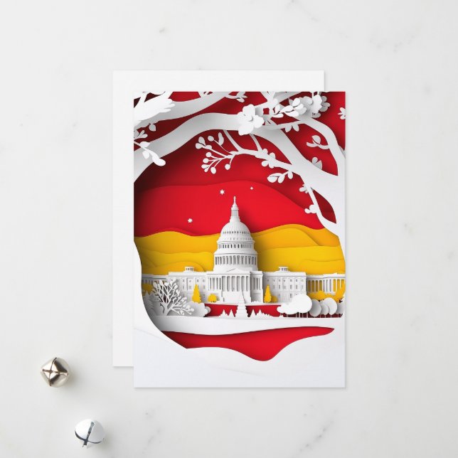 Carte Washington DC (Devant/Arrière en situation)
