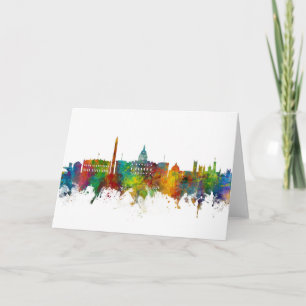 Carte Washington DC Skyline