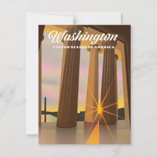Carte Washington États-Unis d'Amérique