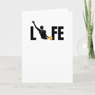 Carte Water Polo Life Cadeau pour joueur de water-polo