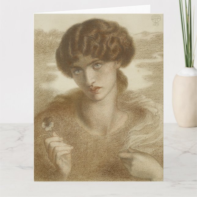 Carte Water Willow par Dante Gabriel Rossetti (Devant)