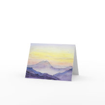 Watercolor Mountains