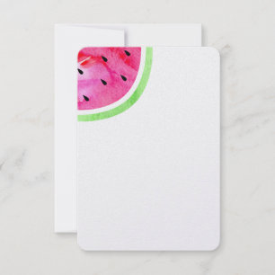 Carte Watercolor Watermelon
