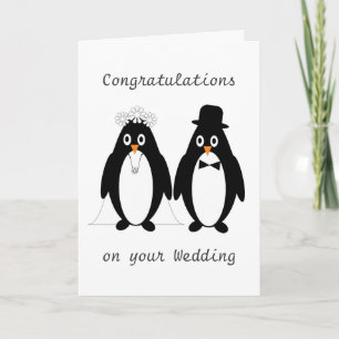 Carte Wedding du Pingouin