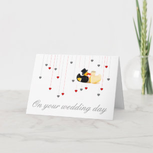 Carte Wedding ducks 3