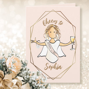 Carte Wedding shower de caricature amusant de la douche 