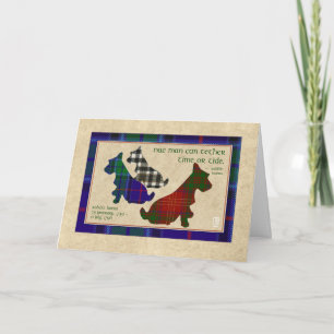 Carte Wee Scottie Robert Burns Anniversaire 3