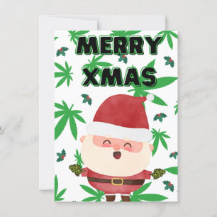 CARTE WEED PÈRE NOËL