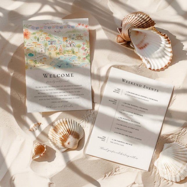 Carte Week-end mariage à Sayulita | Itinéraire (Créateur téléchargé)