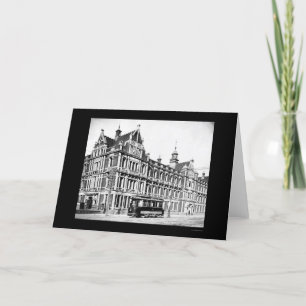 Carte Wellington RR Building Nouvelle-Zélande 1910