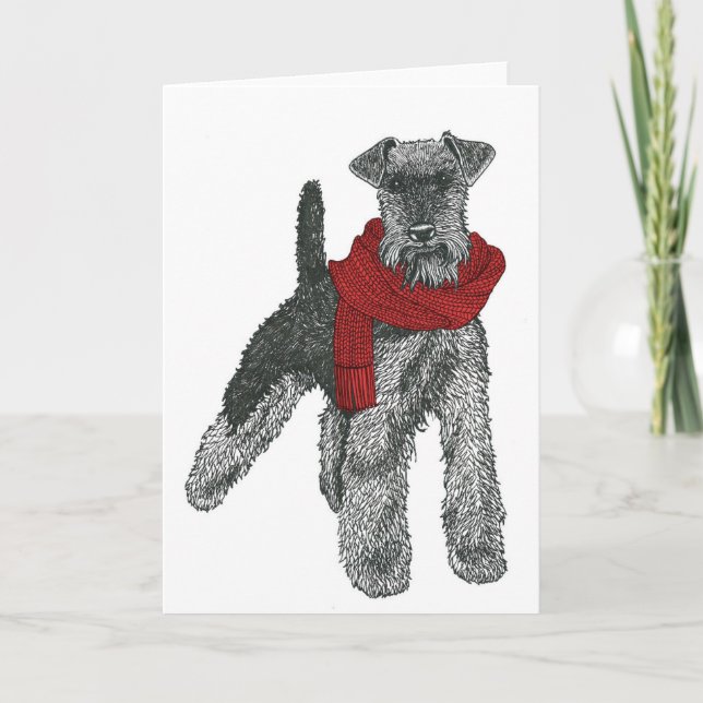 Carte Welsh Terrier, Red. (Devant)