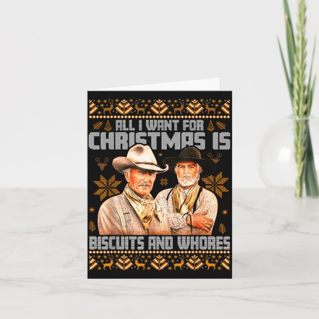 Carte Western Biscuits And S Christmas Ugly  (Devant)