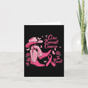 Carte Western Cowgirl Donner Le Cancer Du Sein L'Acteur 