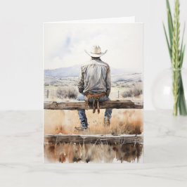 Carte Western Prairie Amour et souvenirs intemporels