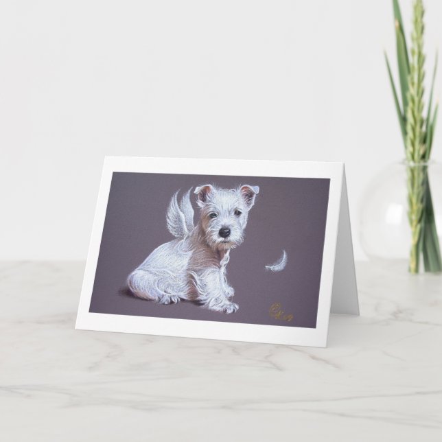 Carte Westie Angel (Devant)