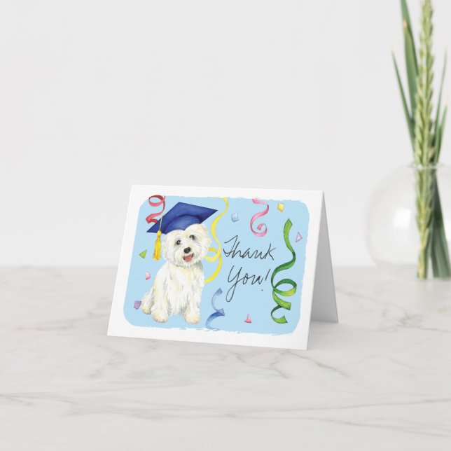 Carte Westie Graduate (Devant)