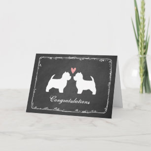 Carte Westies Mariage Félicitations