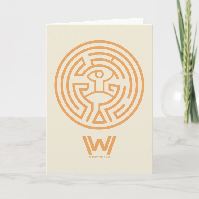 Carte Westworld | Le symbole Maze (Devant)