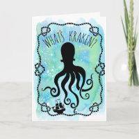 Whats Kraken Cute Nautical Pun | Hello Missing You