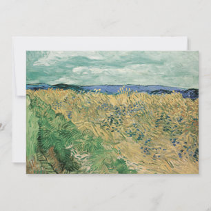 Carte Wheatfield avec Cornflowers   Vincent van Gogh